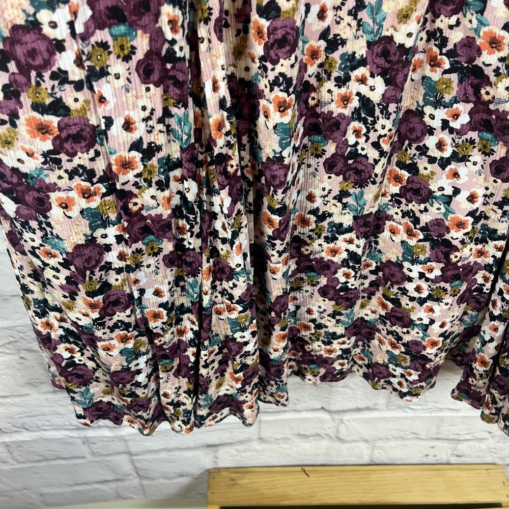 Torrid Whimsigoth Romantic Floral Coquette Cold Shoulder Sun Dress Size 3 - Picture 10 of 11